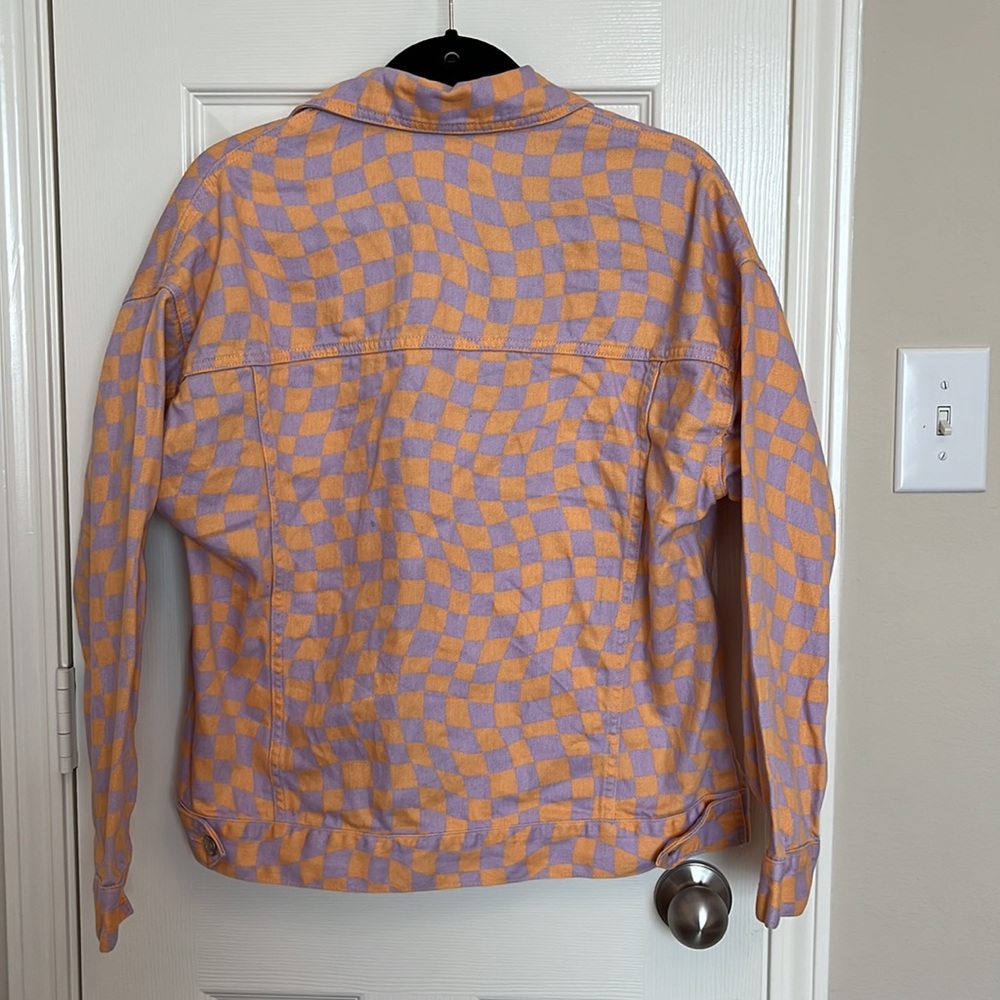 Forever 21 Checkered Jean Jacket - Picture 6 of 10
